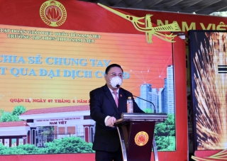 Tập đoàn Giáo dục Quốc tế Nam Việt - Hỗ trợ người lao động vượt qua Covid
