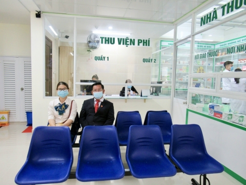 Đoàn công tác thành phố Hồ Chí Minh tại Trung tâm Y khoa Nam Việt